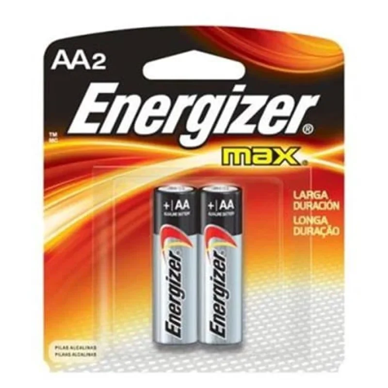 Pilha Energizer Max AA, com 2 unidades