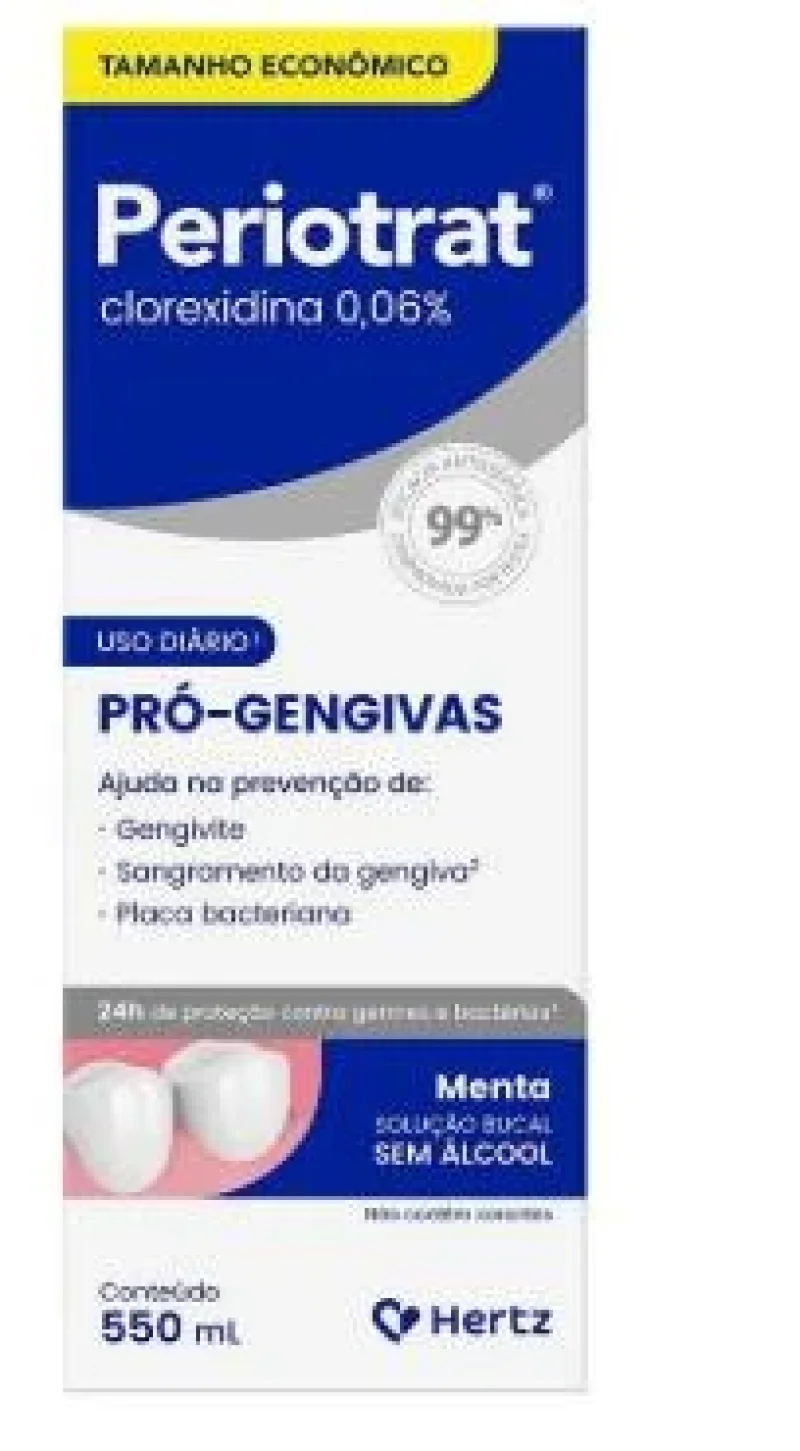 PERIOTRAT 0,06% - 550ml menta s/alcool