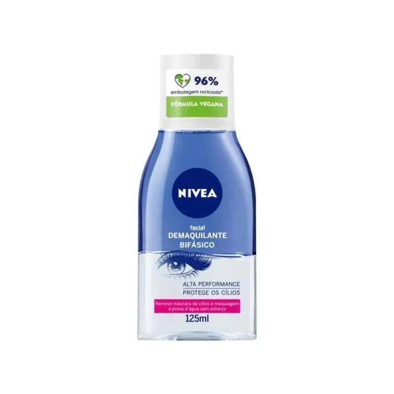 Loção demaquilante nivea visage rosto e olhos 125ml