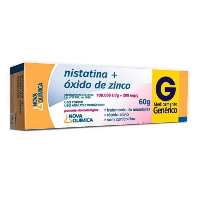 Nistatina + Óxido de Zinco 60g
