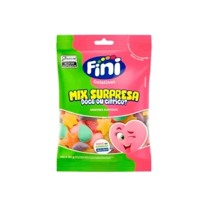 Bala de Gelatina Fini Mix Surpresa 80g